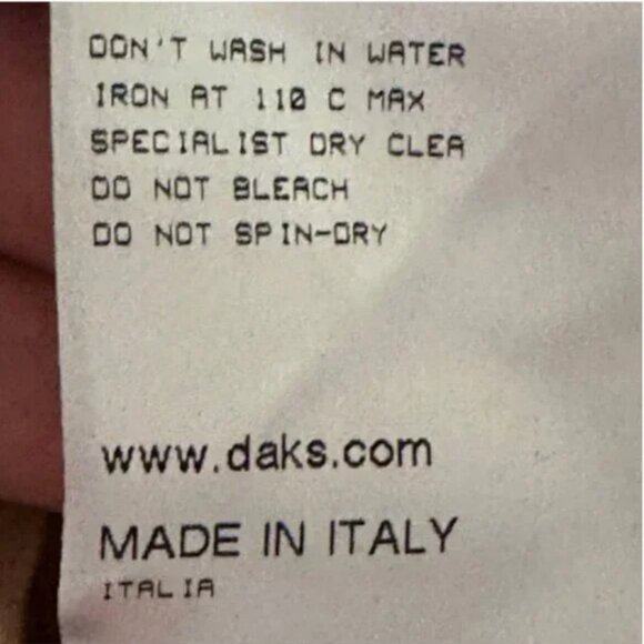 Daks London Tan V-Neck Short Sleeve 2 Front Pockets Sheath Dress Size 8 - Picture 10 of 10